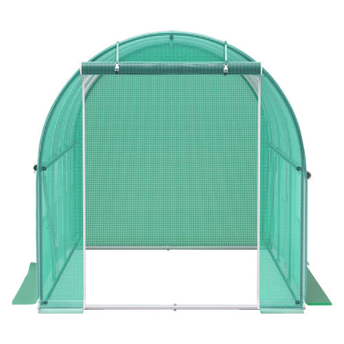 Купить Роликовые жалюзи на молнии, дверь, теплица, защита посадок растений, PE теплица, садовая теплица, пластиковая пленка на AliExpress.com
