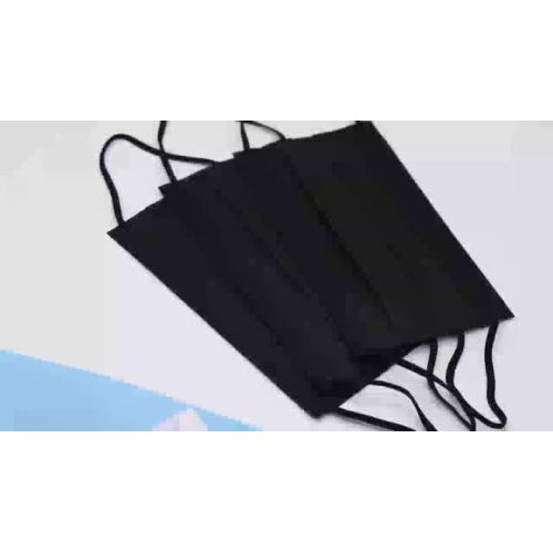 máscara plana preta