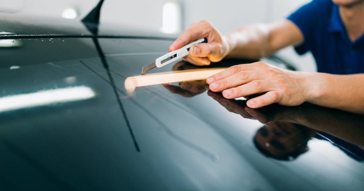 Prueba de película de coche de privacidad