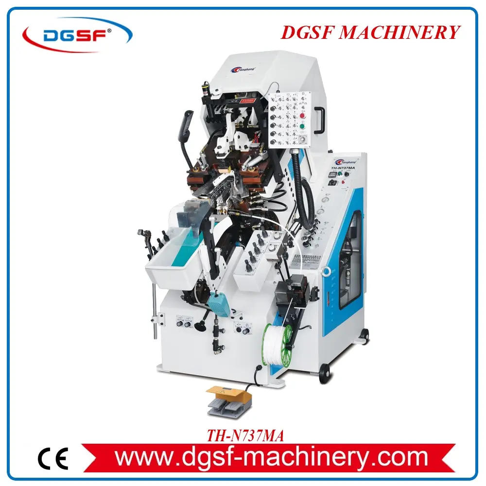 9 Pincers Automatic Cementing Toe Lasting Machine 