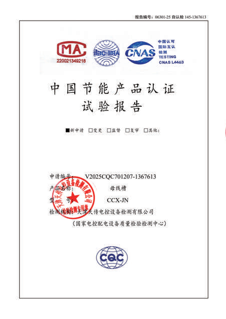 China Energy saving Product Certification Test Report