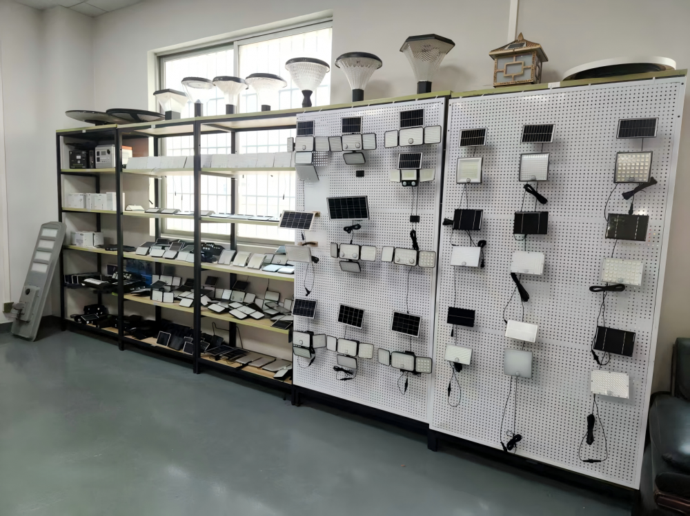 A corner of factory showroom