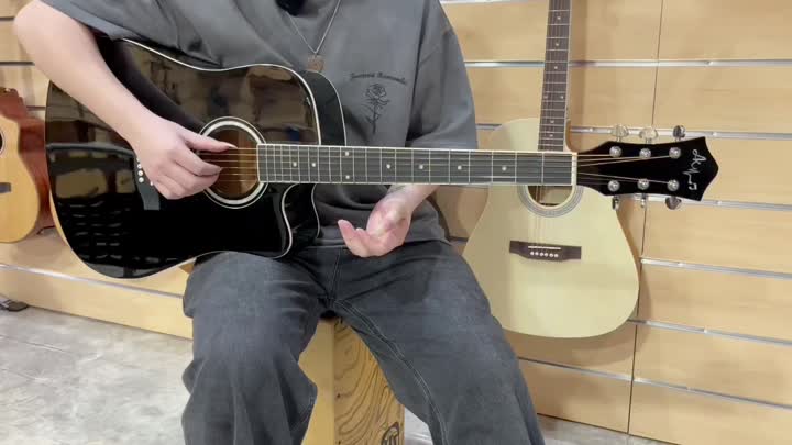 AK-411 acoustic guitar for students