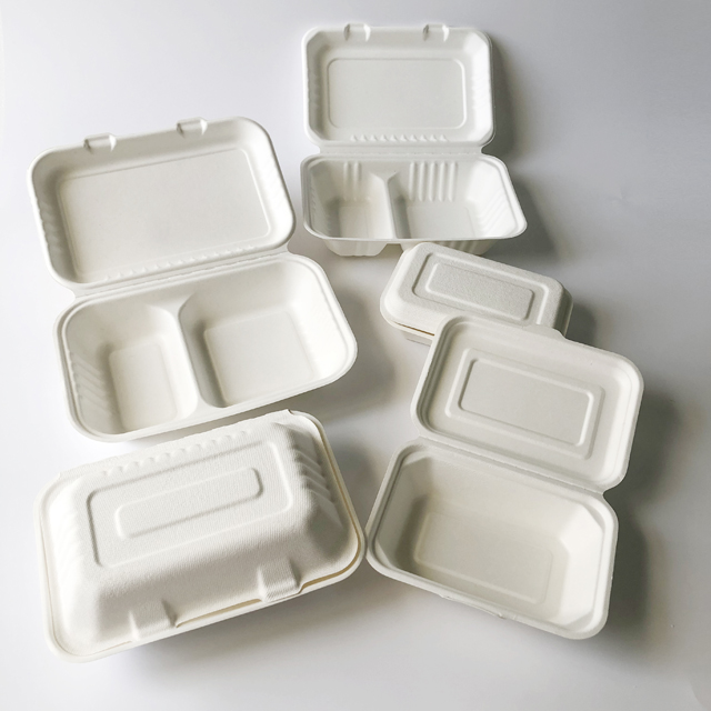 Bagasse Clamshell Boxes