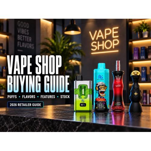 วิธีเลือก Vapes แบบใช้แล้วทิ้งสำหรับร้านขาย Vape: คู่มือผู้ค้าปลีกปี 2026