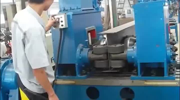 H beam flange straightening machine