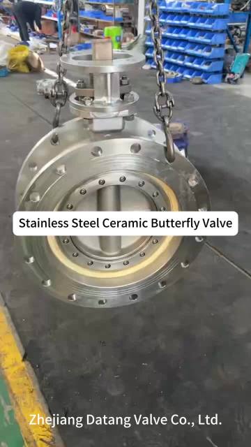 Corrosion Resistant Industrial Ceramic Butterfly Valve