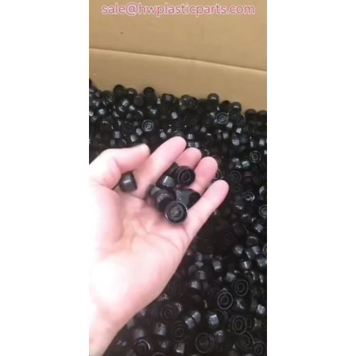 Small plastic parts black