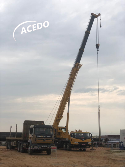 Crane de caminhão XCMG de 50 toneladas entregue à África com excelente feedback do cliente