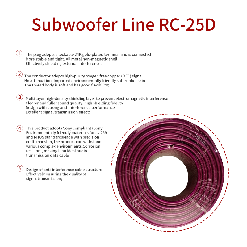 Subwoofer dedicated line