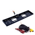 EU License Plate Frame Waterproof Car Rear View Camera with Night Vision and Backup Lights (4 or 8 LED)1