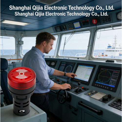 Indicador de alarma visual audible LED rojo