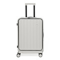 New Design Luggage With Front Open Compartment 20 "Luggage With Spinner Wheels Travel  Boarding Trolley Case1