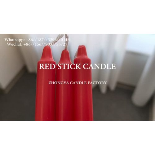 Zhongya OEM red candle