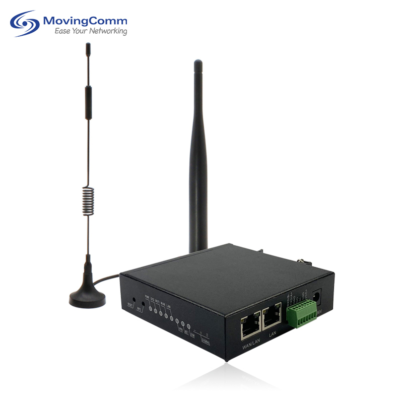 IOT Gateway 12volt DC Wireless Modem Router دعم اختياري RS232 RJ45 Port M2M Roundely 4G Routers مع بطاقة SIM1