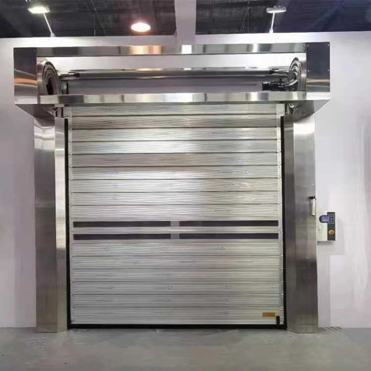 Spiral hard fast rolling door