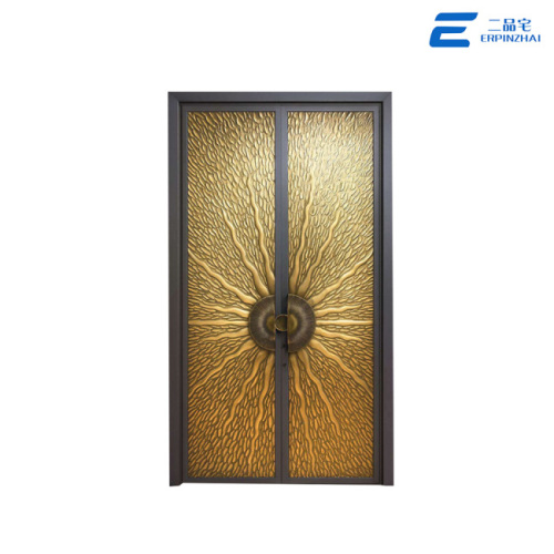 تقوم شركة Wuyi Erpin Residential Door Industry Co., Ltd. بطرح أبواب مصنوعة خصيصًا من الزجاج المصبوب المصنوع من الألومنيوم
