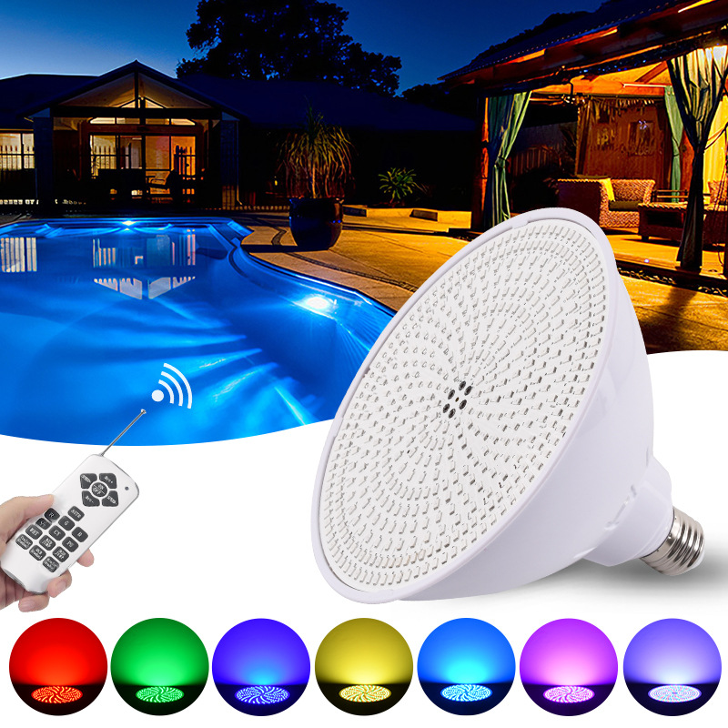  Luz de piscina con control remoto