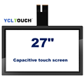 YclTouch 27 polegadas Touch Multi Touch Glass de tela de toque capacitiva para ensino multimídia PCAP1