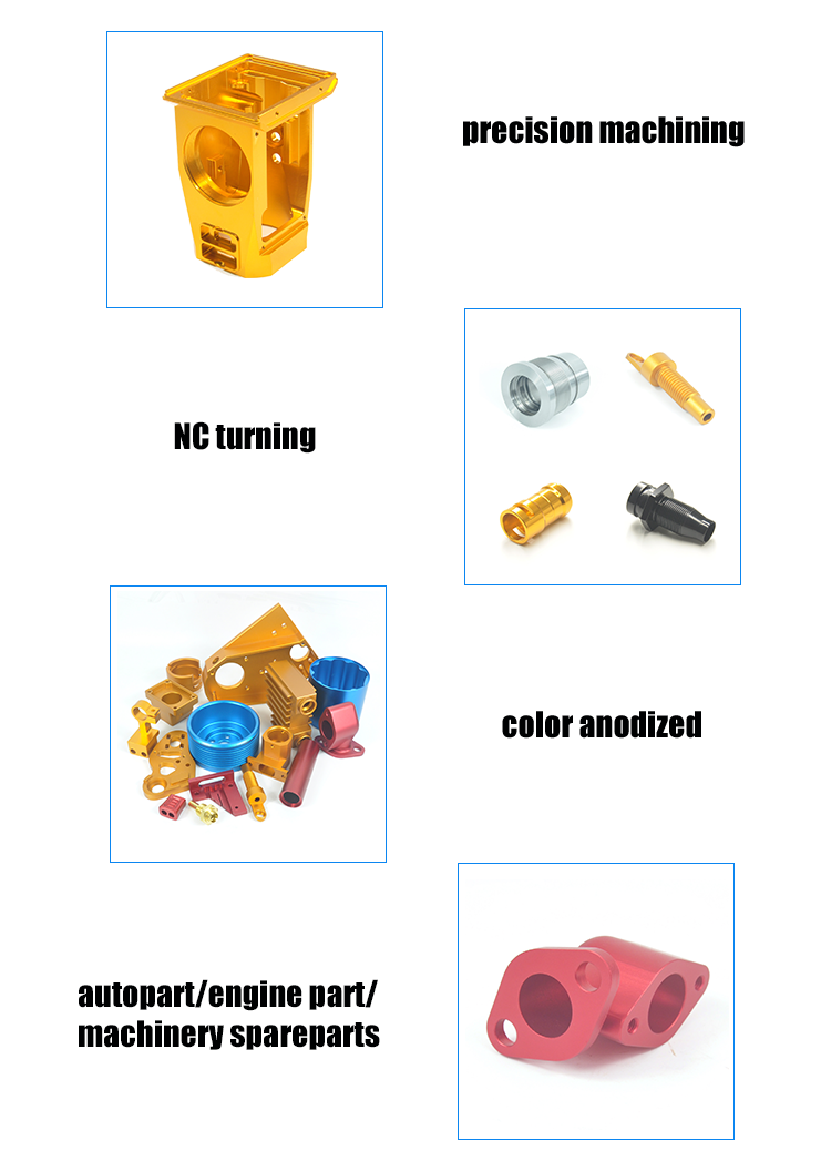 Alimentation directe Alimentation sur mesure CNC Misoning Central Milling Métals usinés Cars et motos Pièces de rechange