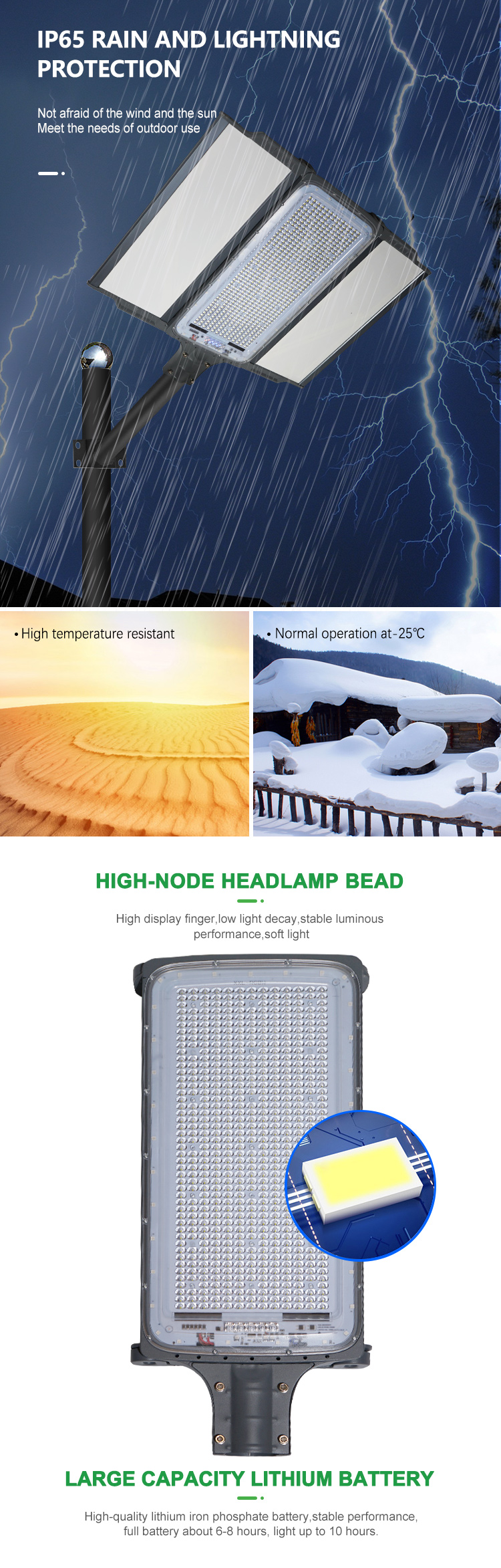 New Style Outdoor Waterproof Ip65 Streetlight 200watt 400watt 600watt All In One Led Solar Street Light