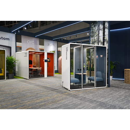 HECOR Office Pods: onde a estética encontra o silêncio, iluminando o espaço de trabalho