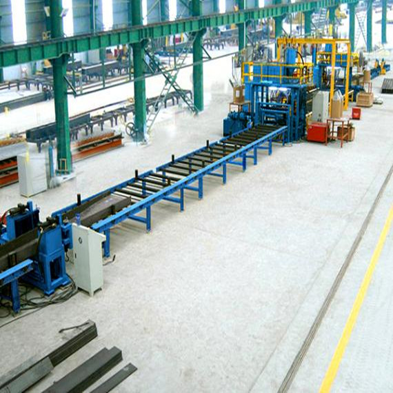 Horizontal H beam making line