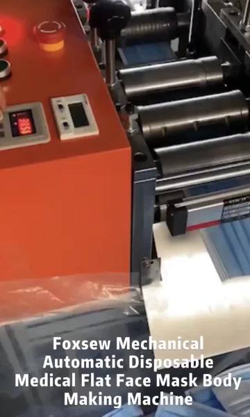 Automatic Mechanical Disposable Medical Face Mask Making Machine