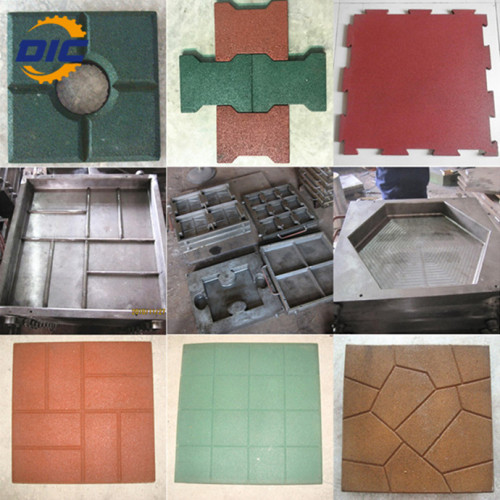 Applications of rubber tiles