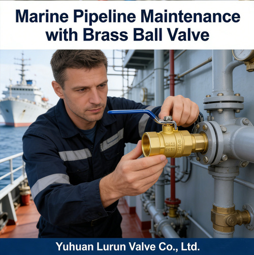 Válvula de esfera de latão de grau marinho com alavanca