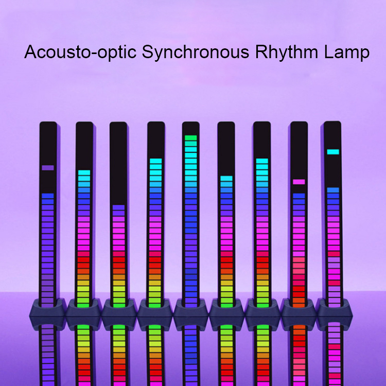 Lumière rythmique synchrone acousto-optique