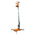 IHURMO Electric Single Mast Aluminum Alloy Scissor Lift Platform1