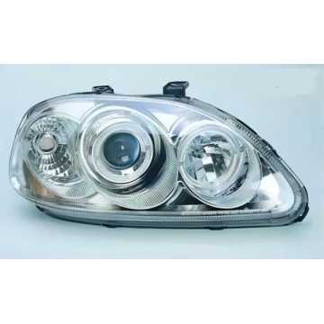 Why use PC instead of PMMA for automotive headlight housings?