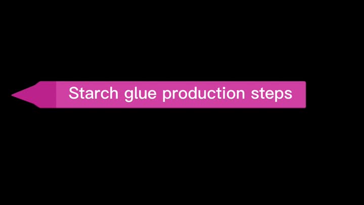 Glue d&#39;amidon instantané à l&#39;eau froide