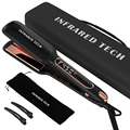 Factory Price Wholesale Titanium Flat Iron 450 Degrees Infrared Hair Straightener1