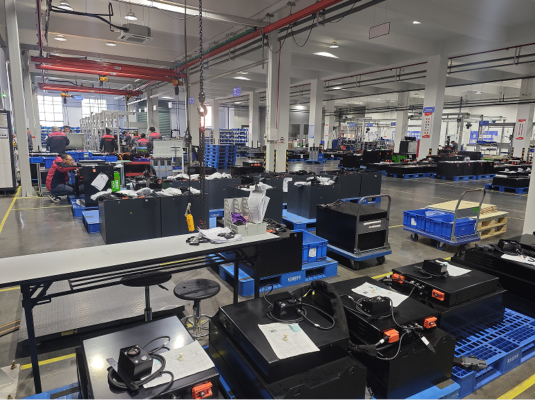 Lithium battery pack workshop