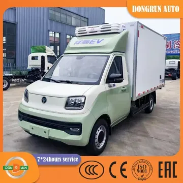 Foton Dongfeng Small Light Duty Pure Electric 4X2 Refrigerated Refrigerator Cooling Freezer Frigo Cold Goods Transport Cargo Van Box Electric EV Truck Vehicle1