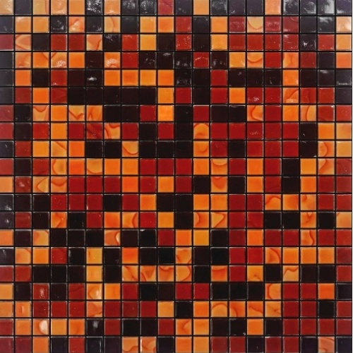 유리 모자이크의 예술성 : 석재와 같은, 조약돌, 이탈리아 크림 같은 및 핸드 컷 패턴 시리즈 탐험