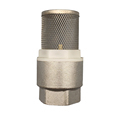 Nickle Plated Foot Valve with Stainless Steel Filter and Spring Check Valve (1/2''-2'' inch)1