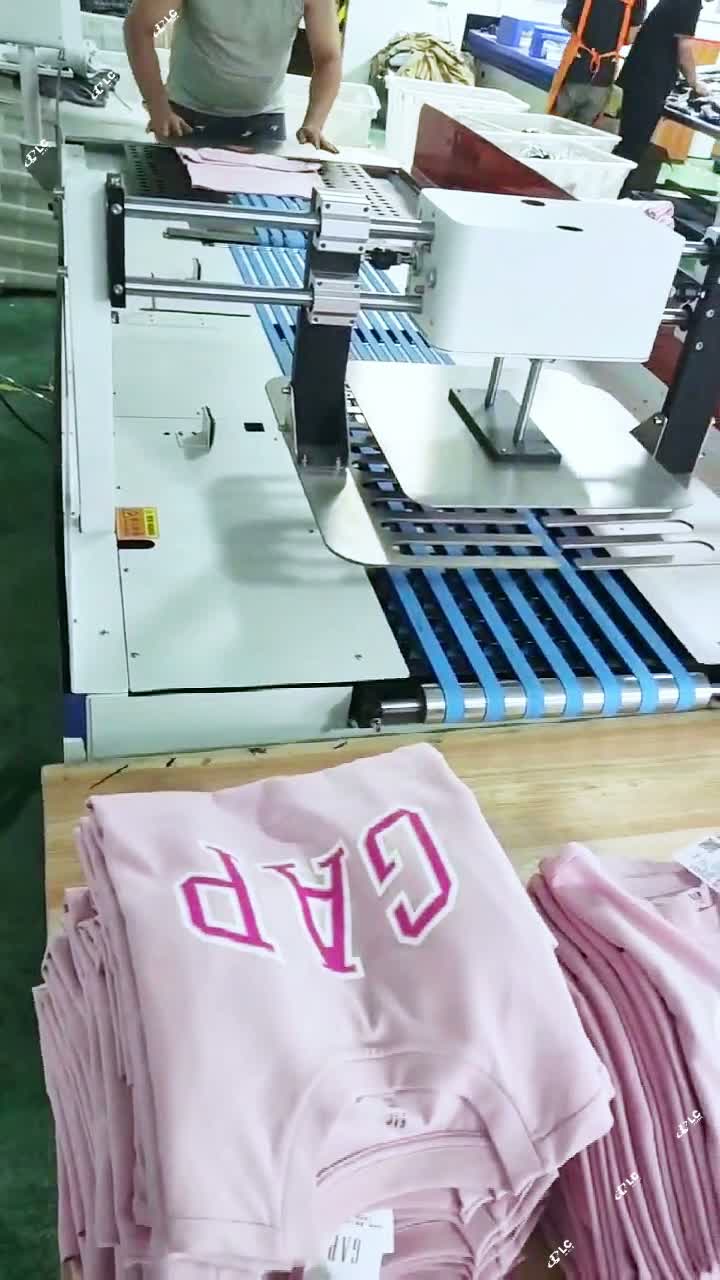 ⚡LC AUTO Upgraded Folder: Fold 600 Gap T-Shirts/Hour! ROI less than 1 Year | Space-Saving Magic