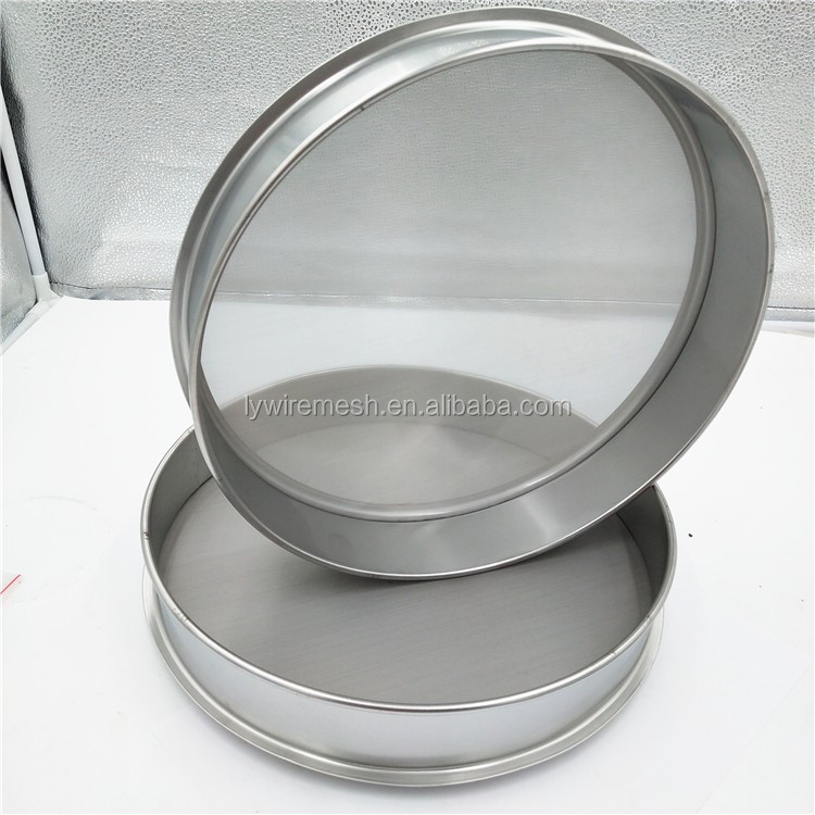 4 8 12 16 20 inch diameter 304 316 Stainless steel sieve mesh/round type test sieve/laboratory filter test sieve