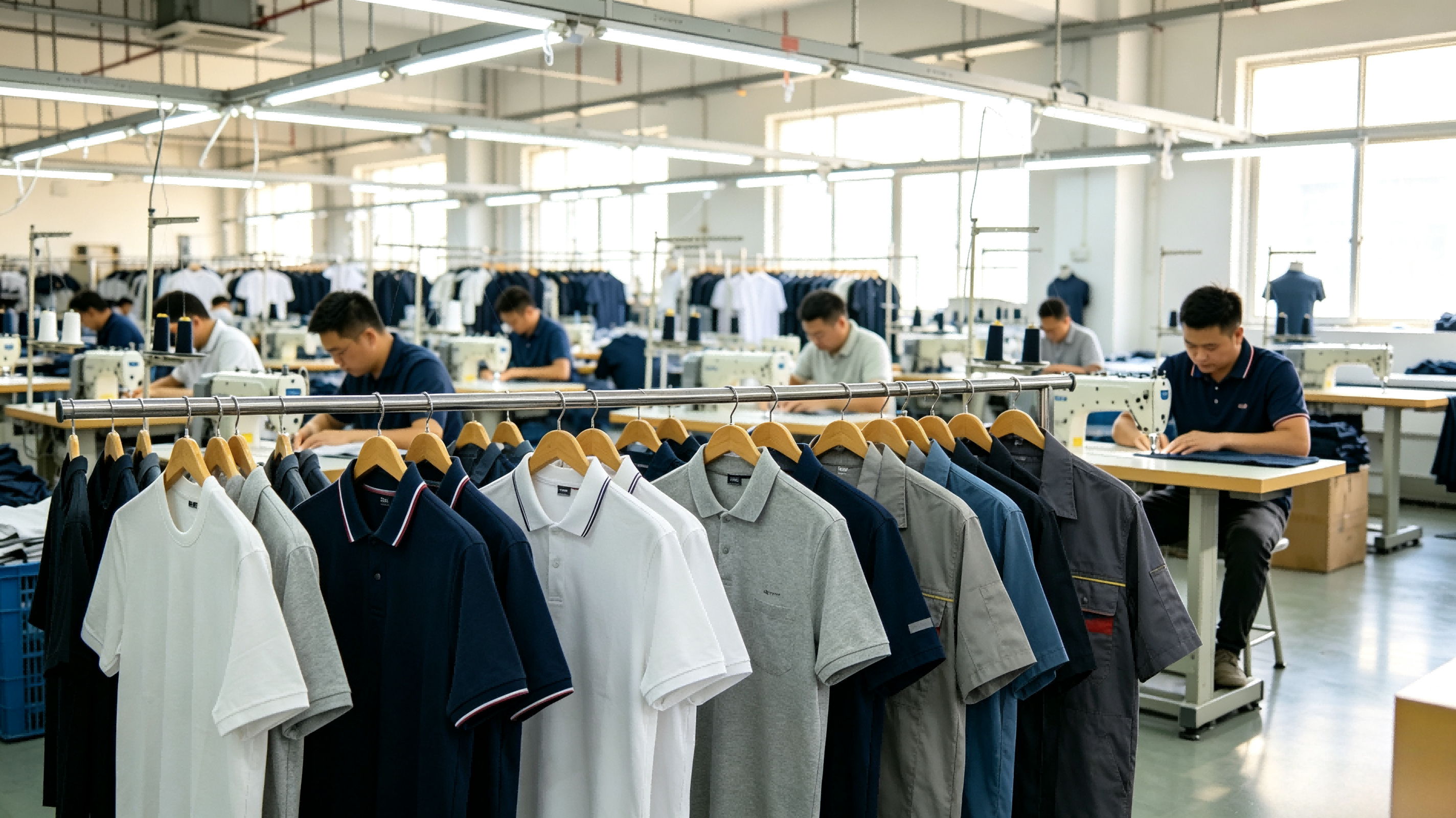 Maßgeschneidertes, schnell trocknendes Poloshirt: Xiangsheng Garment Upgrades OEM ODM Herrenbekleidungslösungen