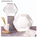 Custom Printed Partyware: Disposable Oval Offset Paper Plates & Napkins1