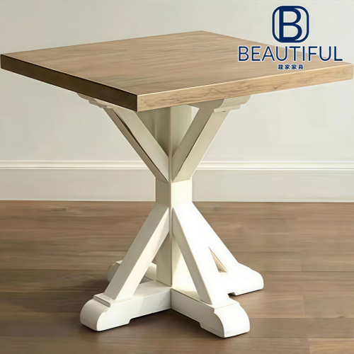 Introdução ao produto: Mesa quadrada de madeira maciça