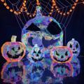 Super September Halloween Decorations: Outdoor Yard, Garden, Lawn - Jumbo Pumpkin Set with LED Motif Lights1
