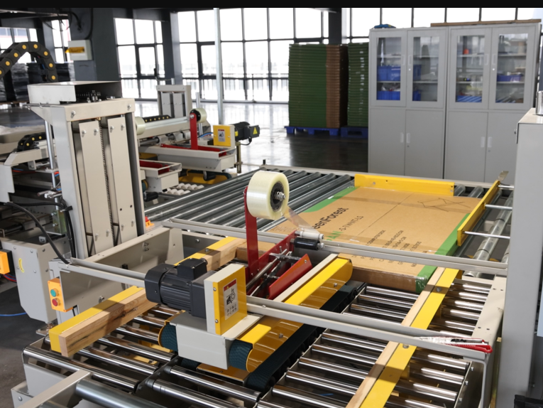 Automatic Carton Sealing Machine in Factory