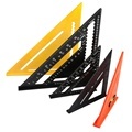 7/12 Inch Triangle Angle Protractor Aluminum Alloy Speed Square Carpenter Woodworking Measure Tool1