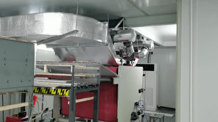 900 Meltblown Nonwoven Fabric Machine Line.mp4