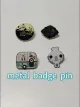 Blue White Girl Bottle Metal Enamel Badge Pin