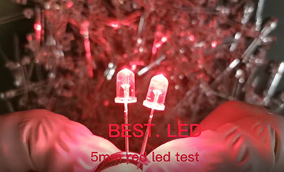 Super bright 5mm red LED 620nm 625nm LED for traffic light